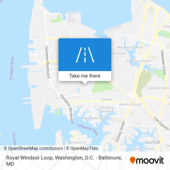 Royal Windsor Loop map