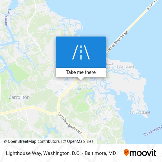 Lighthouse Way map