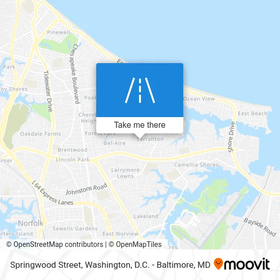 Springwood Street map