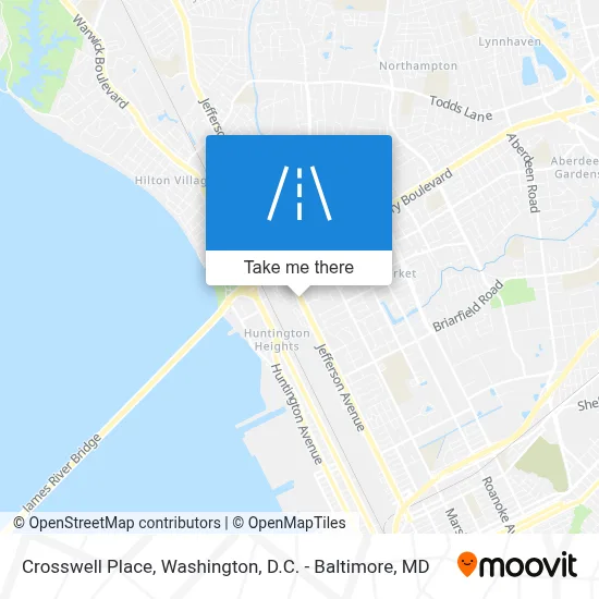 Crosswell Place map