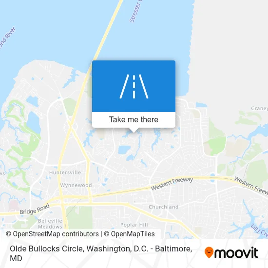 Olde Bullocks Circle map