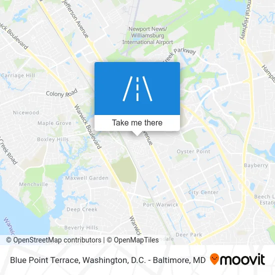 Blue Point Terrace map