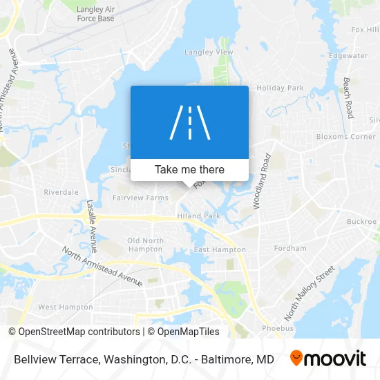 Bellview Terrace map