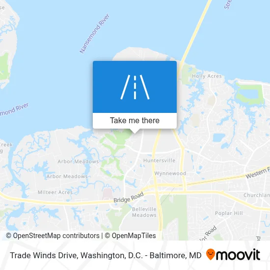 Trade Winds Drive map