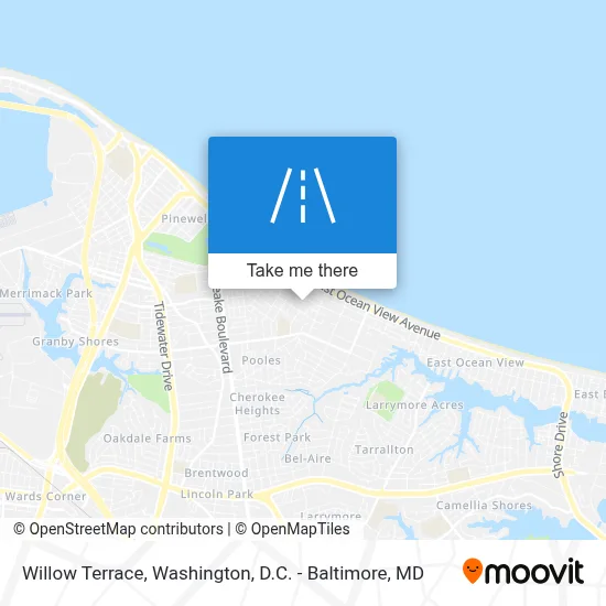Willow Terrace map