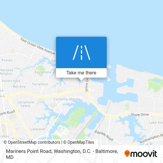 Mariners Point Road map