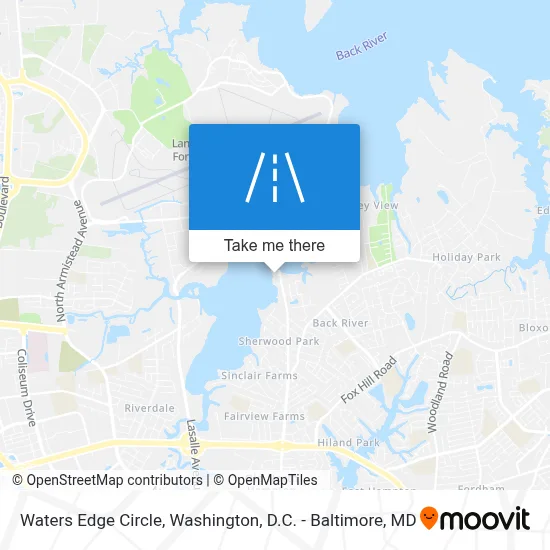 Waters Edge Circle map