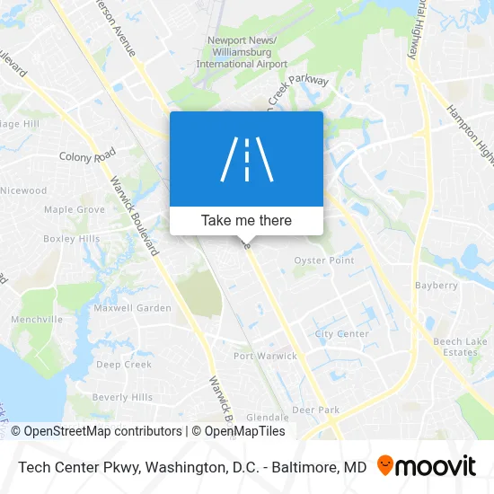 Tech Center Pkwy map