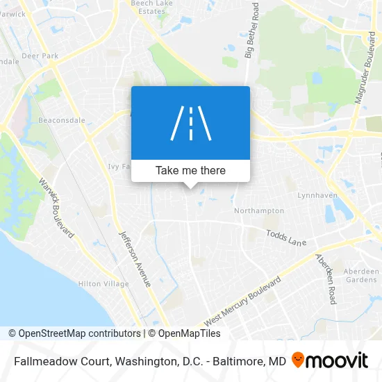 Fallmeadow Court map