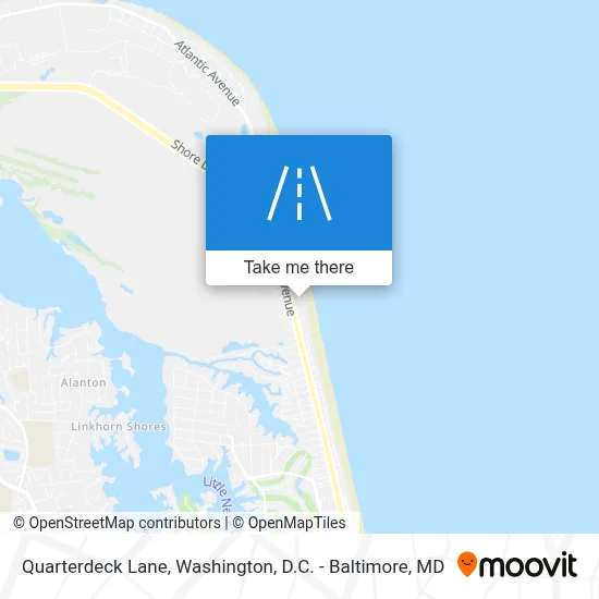 Quarterdeck Lane map