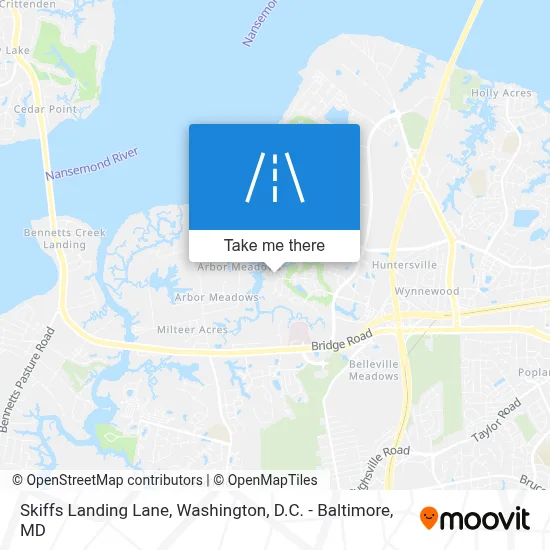 Skiffs Landing Lane map