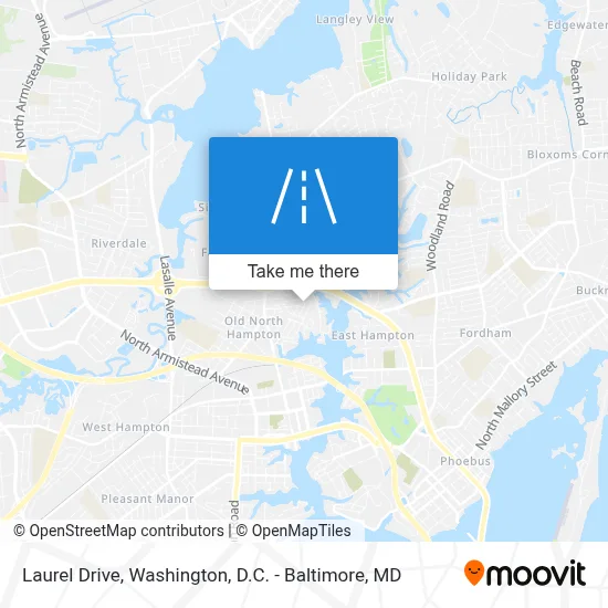 Laurel Drive map