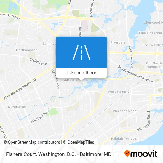 Fishers Court map