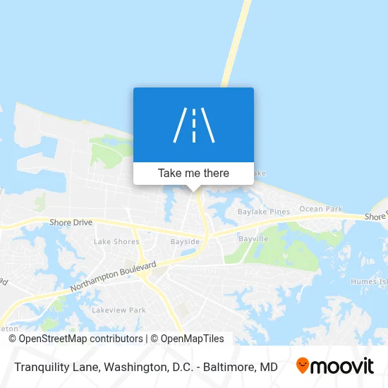 Tranquility Lane map