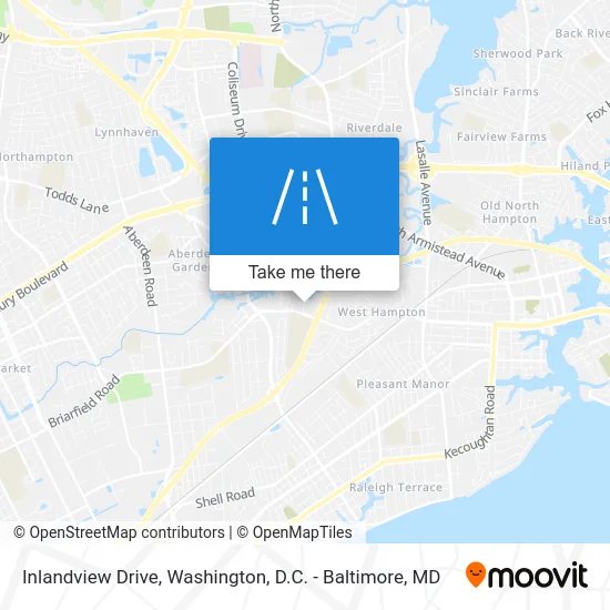 Inlandview Drive map