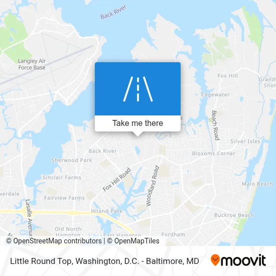 Little Round Top map
