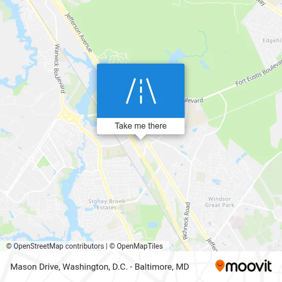 Mason Drive map
