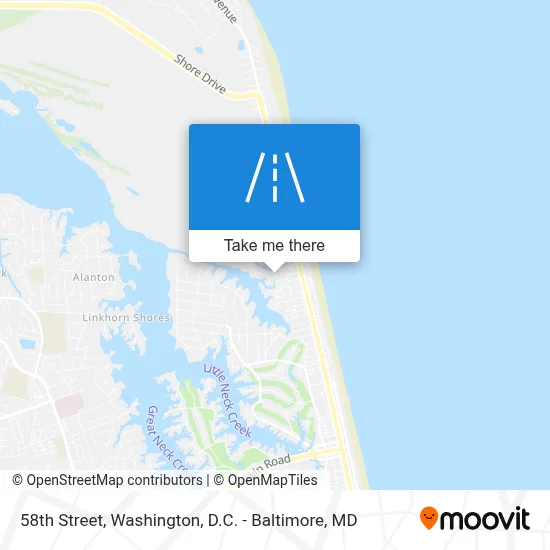 58th Street map
