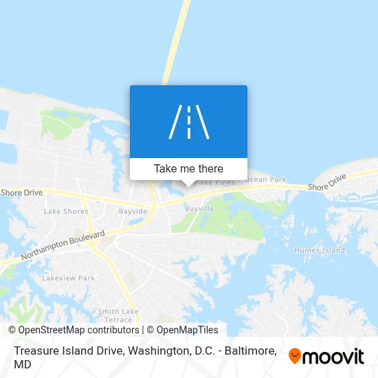 Treasure Island Drive map