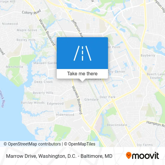 Marrow Drive map