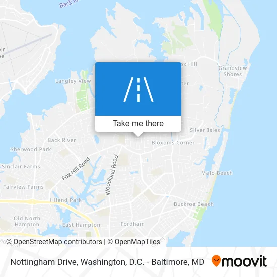 Nottingham Drive map