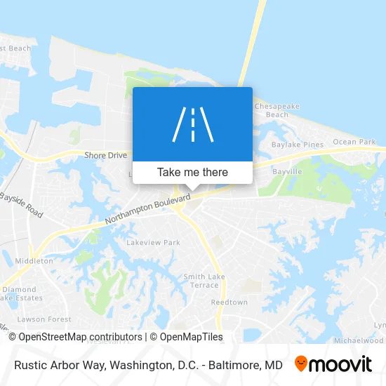 Rustic Arbor Way map