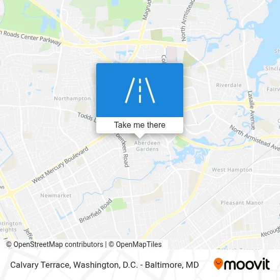 Calvary Terrace map