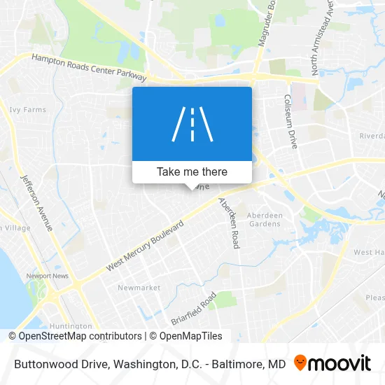 Buttonwood Drive map