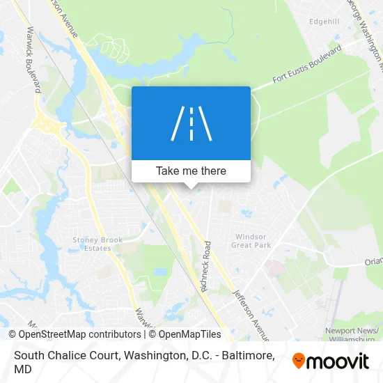 South Chalice Court map