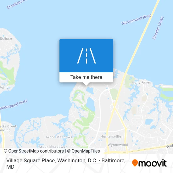 Village Square Place map