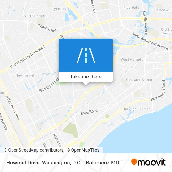 Howmet Drive map