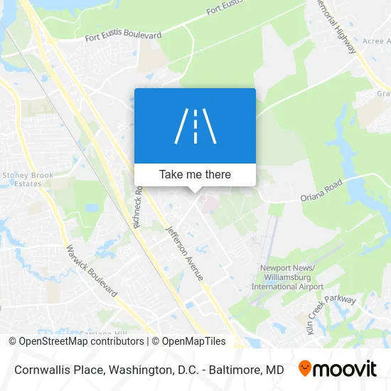 Cornwallis Place map