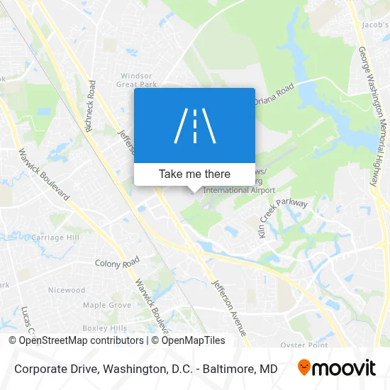 Corporate Drive map