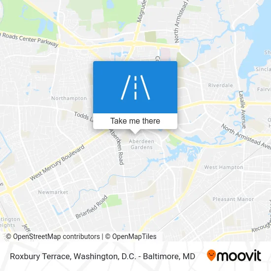 Roxbury Terrace map