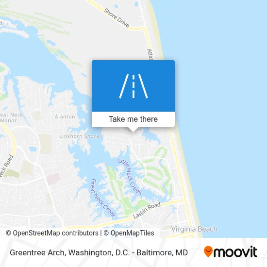 Greentree Arch map