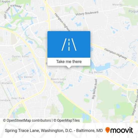 Spring Trace Lane map