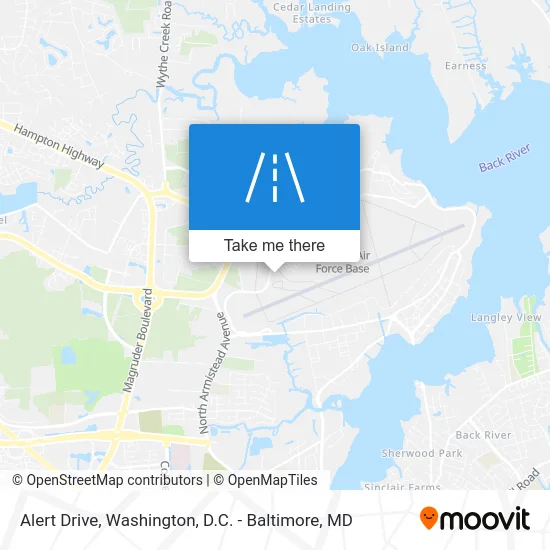 Alert Drive map