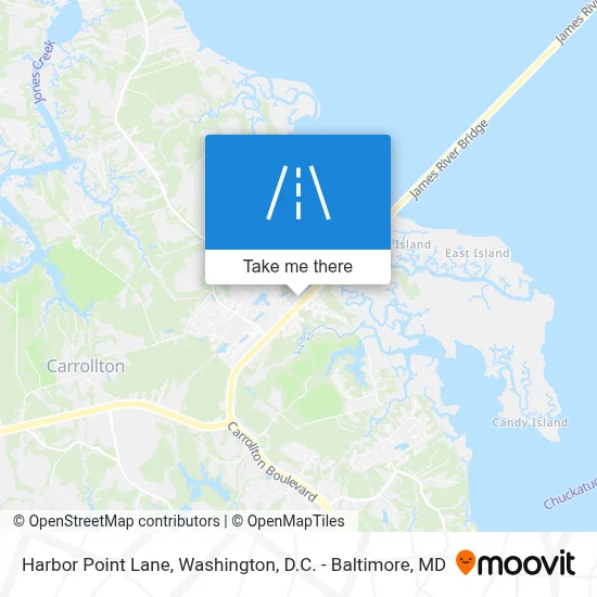 Harbor Point Lane map