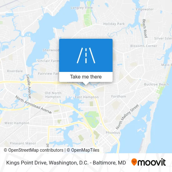 Kings Point Drive map