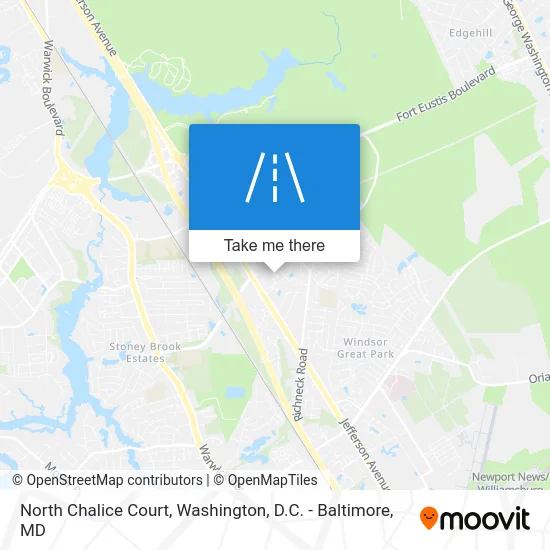 North Chalice Court map
