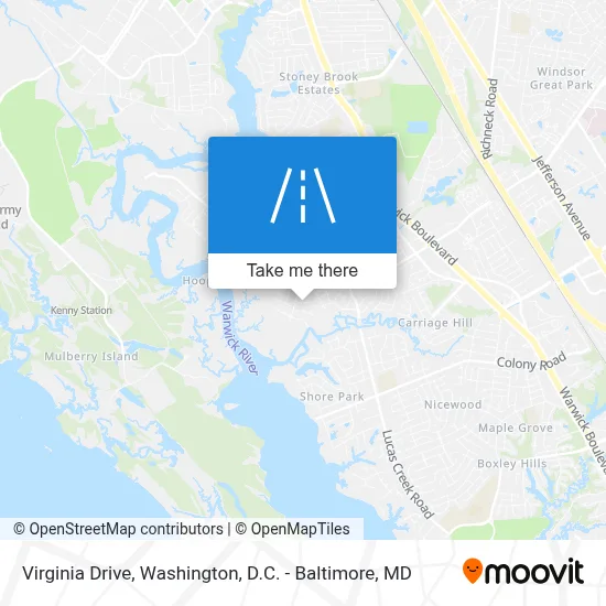 Virginia Drive map