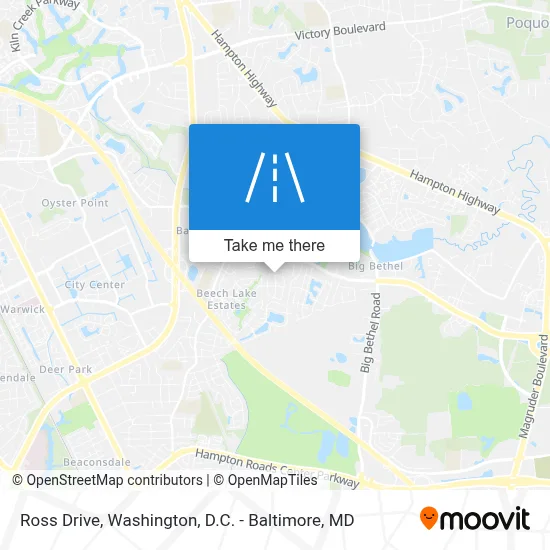 Ross Drive map