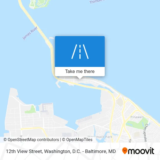 12th View Street map