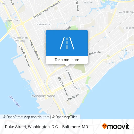 Duke Street map