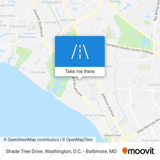 Shade Tree Drive map
