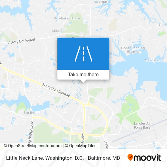 Little Neck Lane map
