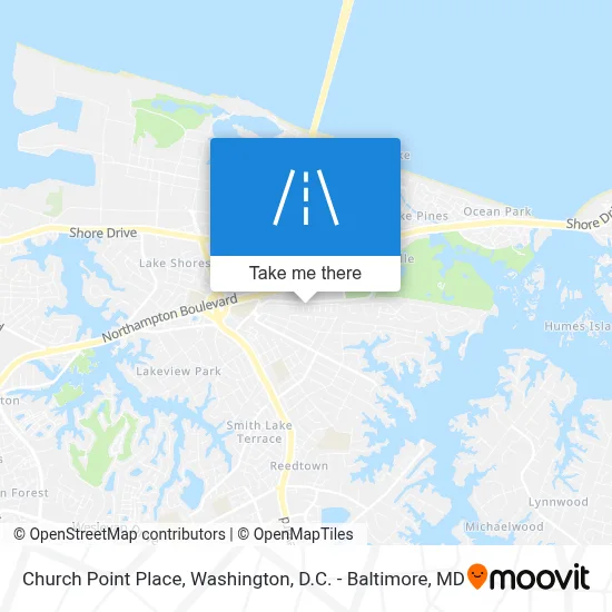 Church Point Place map