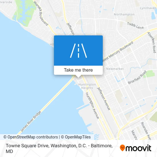 Towne Square Drive map