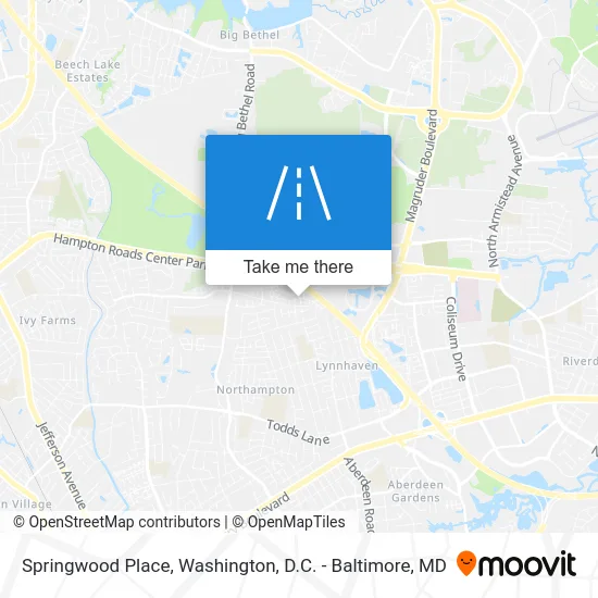Springwood Place map