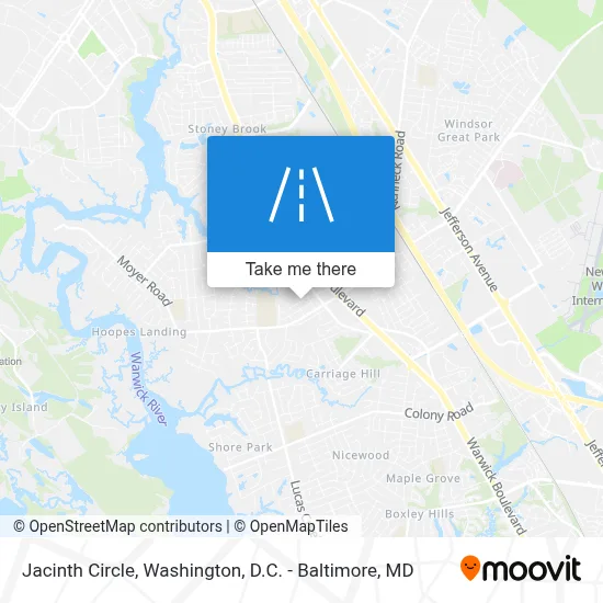 Jacinth Circle map